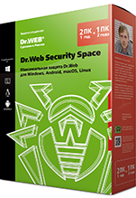 Dr.Web Security Space (2 ПК + 2 моб. устройства, 1 год) [Цифровая версия]