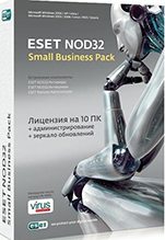 Антивирус  ESET NOD32 Small Business Pack. Продление (10 ПК, 1 год)
